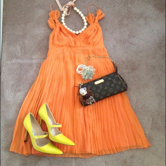 Club Monaco Pleated Dress