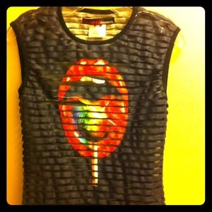 MISS SIXTY LUXURY sleeveless dress shirt