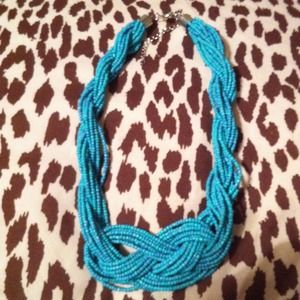 Braided western style necklace