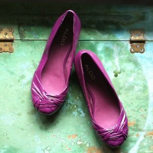 Purple ballet wedge!