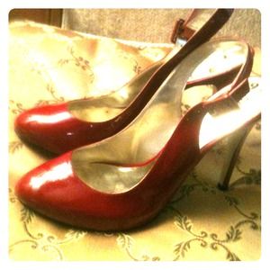 Red Slingback shoes (Guess)