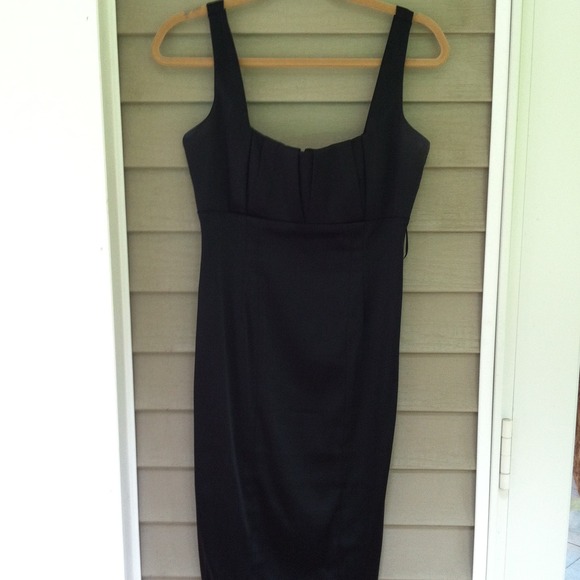 Calvin Klein black silk dress