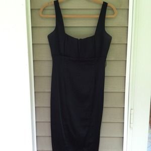 Calvin Klein black silk dress