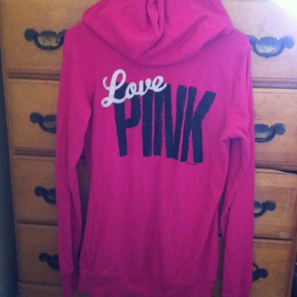 Pink Victoria Secret hoodie