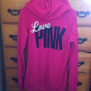 Pink Victoria Secret hoodie