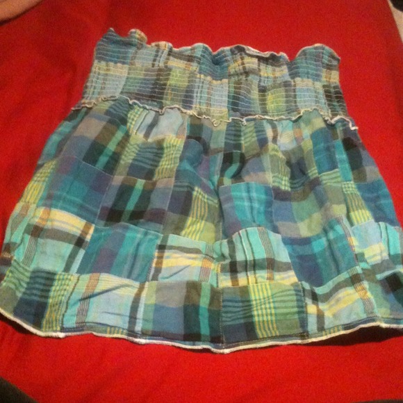 Baby doll plaid shirt