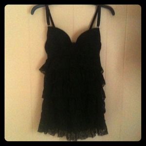 Black Lace baby doll lingerie