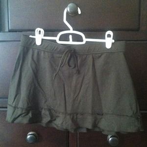 Hunter green swimsuit cover up