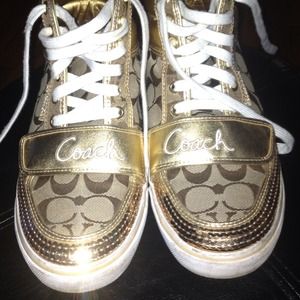 Coach metallic gold fr. Poppy line