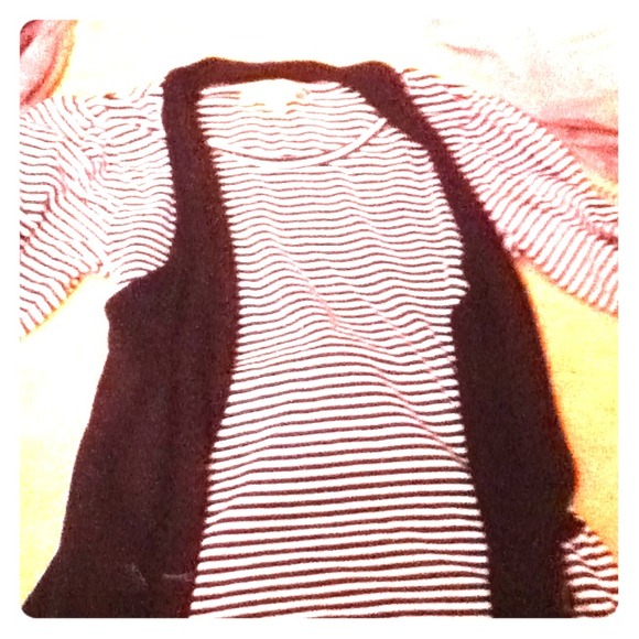 Top with cloth vest - Picture 1 of 4