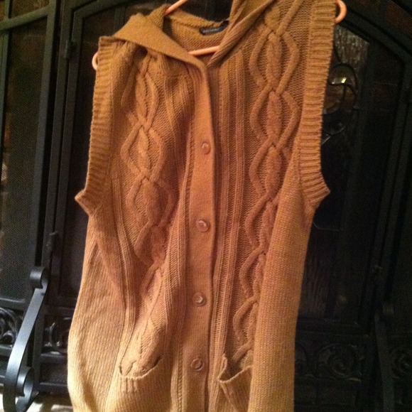 Sleeveless sweater!