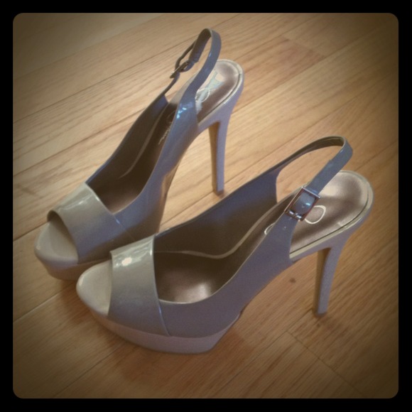 SOLD Jessica Simpson Platform Slingbacks