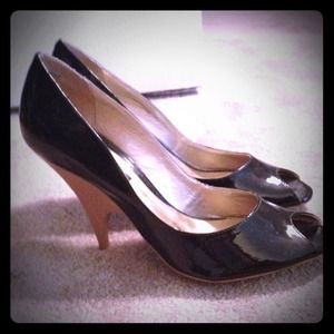 Black Brazilian Peep Toes