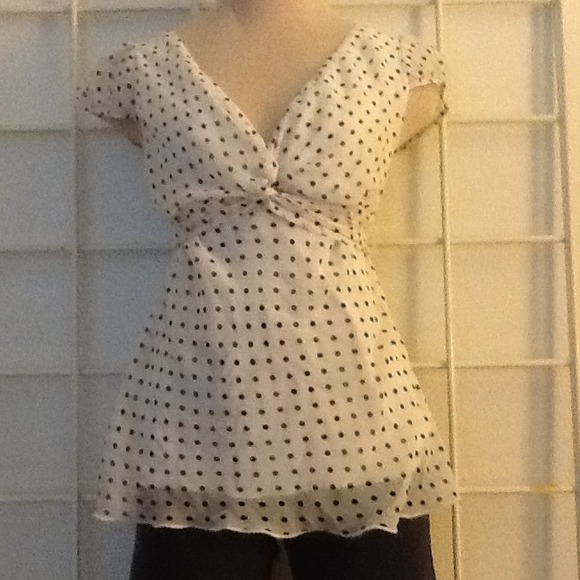 Reduced by $3. Polka dot top.