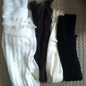 Bundle of winter scarves