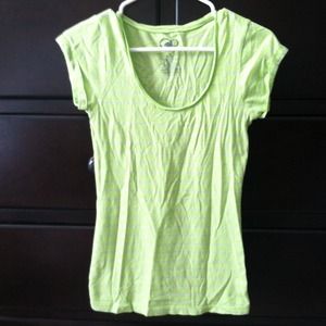 Bright green top