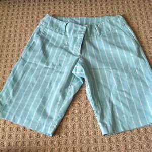 Teal Bermuda shorts