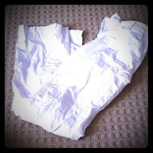 White cargo pants/capris