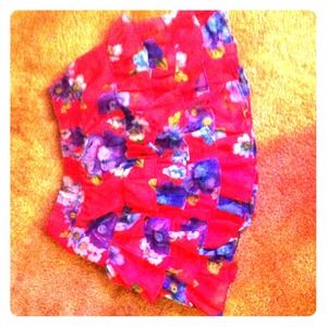 Hollister flower skirt