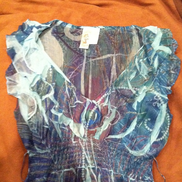 Turquoise tunic