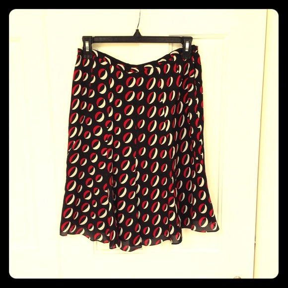 Anne Klein 6p retro look skirt