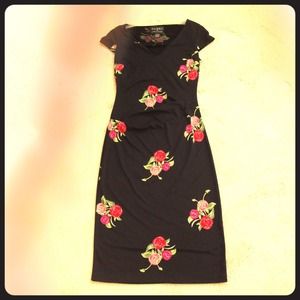 Nicole Miller retro print dress