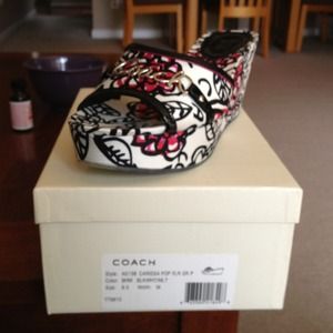 Authentic Coach Carissa Pop sandal