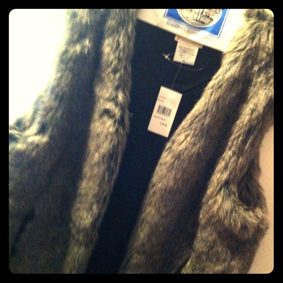 Faux Fur Vest NWT