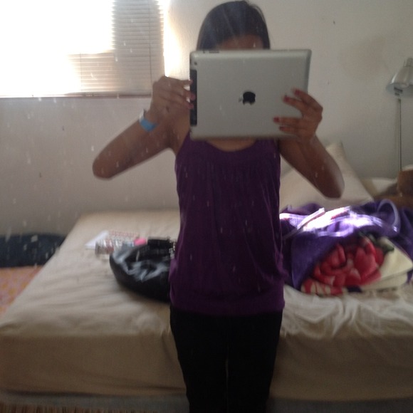 RESERVED FOR @activedirect38 purple tank top!(: