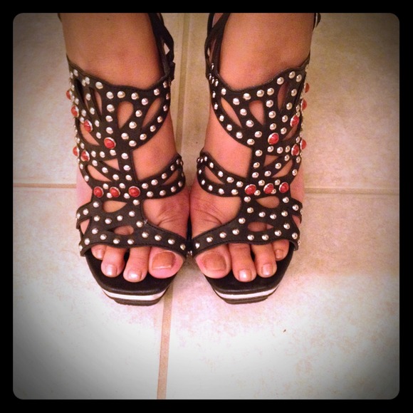 💝Studded heel