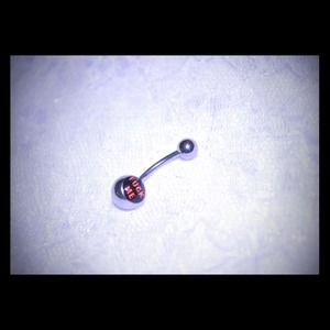 Fuck Me bellybutton ring
