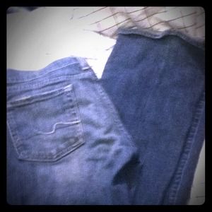 7 for all mankind jeans size 27 dark blue