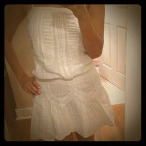 Bohemian white dress