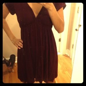 SOLD!!! Burgundy jersey dress