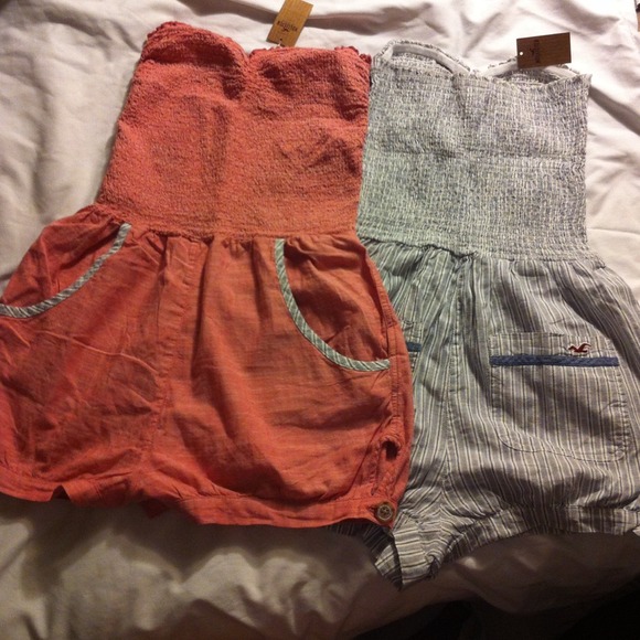 ❌SOLD❌NEW HOllister rompers! (bundle)