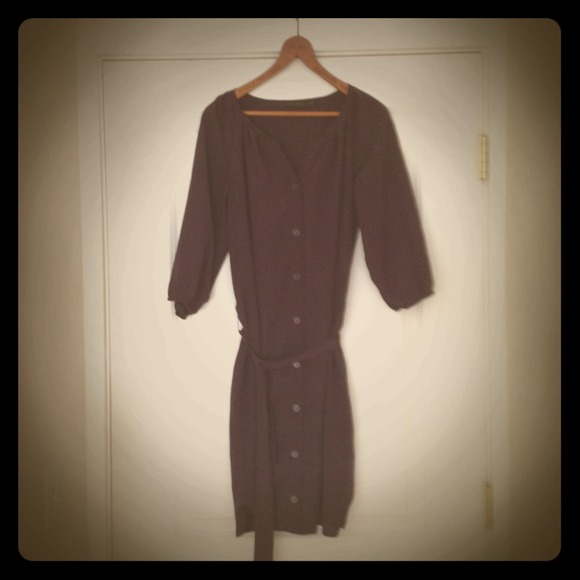 SOLD Limited Plum Shirt Dress