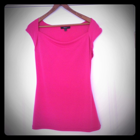 SOLD Express Hot Pink Shirt