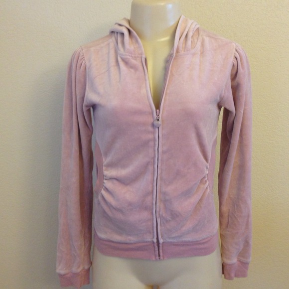 Rue21 Sweaters - Pink Velour Zip up Sweater