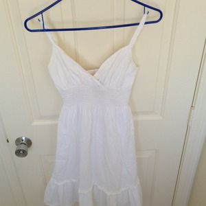 White summer dress.