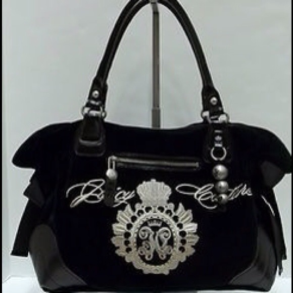 Authentic Juicy Couture large velour bag