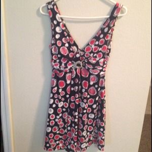 Very cute Arden B dress, black and red