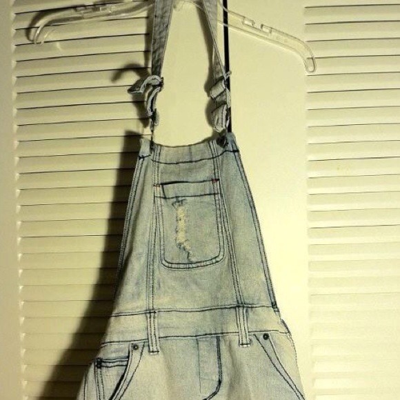 Sold Blue asphalt jeans romper