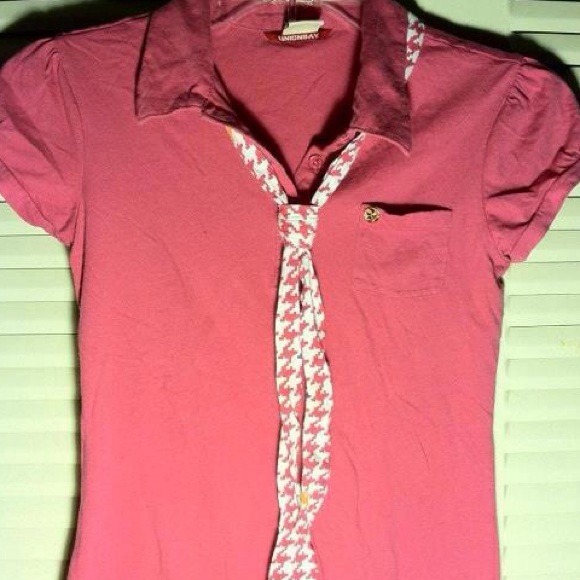 Sold Union bay pink top with tie