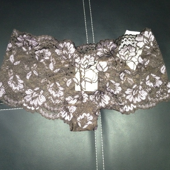 Lace Detail Booty Shorts