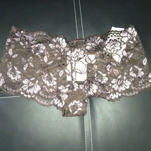 Lace Detail Booty Shorts