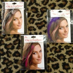 Brand New clip-in hair feathers