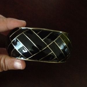 Accessories - 💰💰Sold💰💰Black enamel bangle Accessories - 💰💰Sold💰💰Black enamel bangle