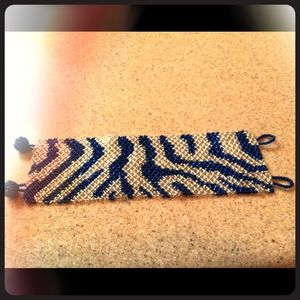 Cache Accessories - SOLD!!!Cache blue zebra bracelet reserved Cache Accessories - SOLD!!!Cache blue zebra bracelet reserved