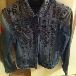 A denim rocawear jacket