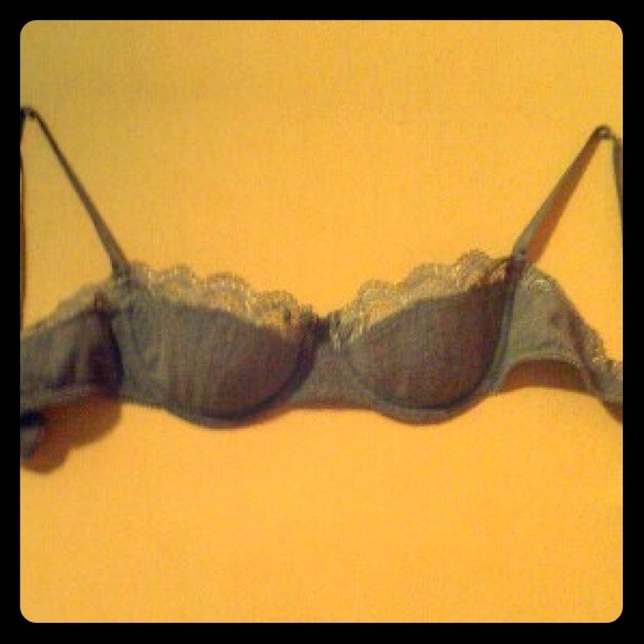 SOLD  Gray lace VS Demi bra